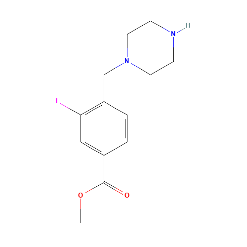 methyl 3-iodo-4-(piperazin-1-ylmethyl)benzoate (CAS: 1131614-86-2) - Related Chemical Product