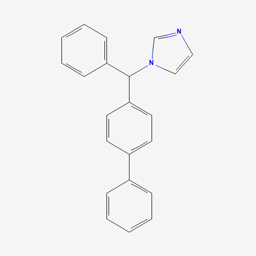 Bifonazole (CAS: 60628-96-8) - Chemical Structure and Molecular Formula 
