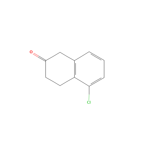 5-Chloro-2-tetralone (CAS: 69739-64-6) - Chemical Structure and Molecular Formula 