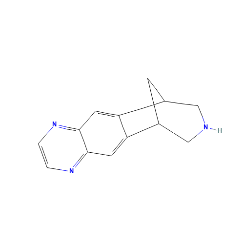Varenicline (CAS: 249296-44-4) - Chemical Structure and Molecular Formula 