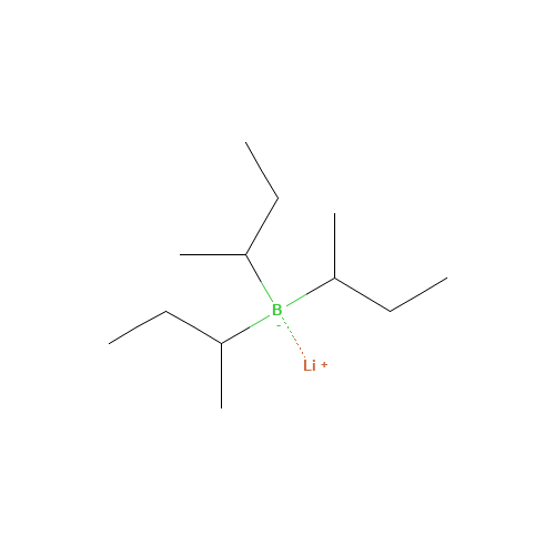 Lithium triisobutylhydroborate (CAS: 38721-52-7) - Chemical Structure and Molecular Formula 