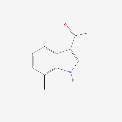 3-Acetyl-7-methylindole (CAS: 278180-95-3) - Chemical Structure and Molecular Formula 