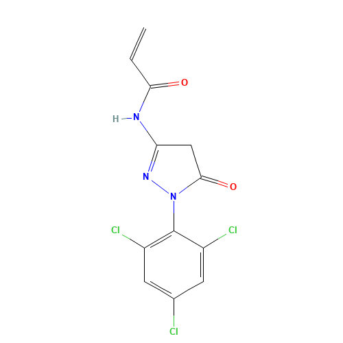 3-Propeneamido-1-(2,4,6-trichlorophenyl)-5-pyrazolone (CAS: 52472-98-7) - Related Chemical Product