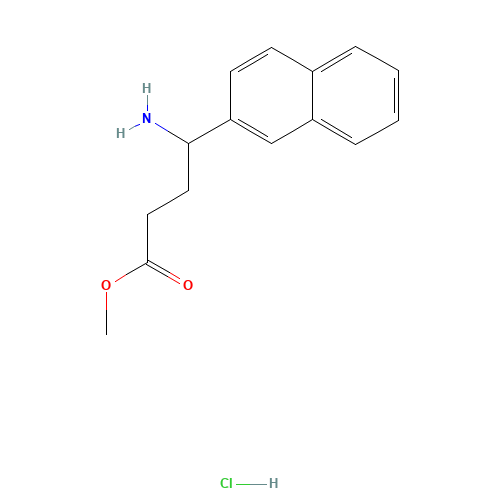 4-AMINO-4-NAPHTHALEN-2-YL-BUTYRIC ACID METHYL ESTER HYDROCHLORIDE (CAS: 811842-04-3) - Related Chemical Product