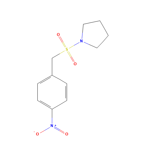 1-[[(4-Nitrophenyl)methyl]sulfonyl]-pyrrolidine (CAS: 340041-91-0) - Related Chemical Product