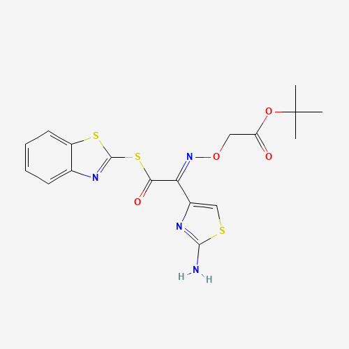 (S)-2-Benzothiazolyl (Z)-2-(2-aminothiazole-4-yl)-2-methoxycarbonylmethoxyiminothioacetate (CAS: 89605-09-4) - Related Chemical Product