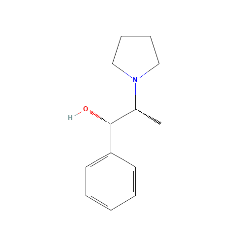 (1S,2R)-1-PHENYL-2-(1-PYRROLIDINYL)PROPAN-1-OL (CAS: 123620-80-4) - Related Chemical Product