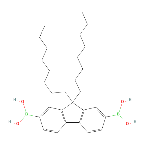 9 9-DIOCTYLFLUORENE-2 7-DIBORONIC ACID (CAS: 258865-48-4) - Related Chemical Product