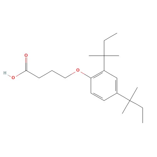 4-(2,4-Di-tert-pentylphenoxy)butyric acid (CAS: 50772-35-5) - Related Chemical Product