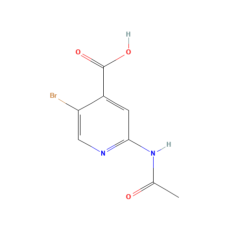 2-ACETAMIDO-5-BROMOISONICOTINIC ACID (CAS: 871269-03-3) - Related Chemical Product