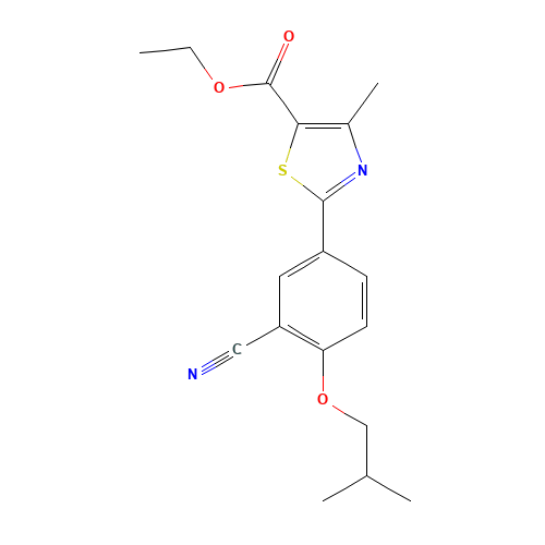 Ethyl 2-(3-cyano-4-isobutoxyphenyl)-4-methyl-5-thiazolecarboxylate (CAS: 160844-75-7) - Related Chemical Product