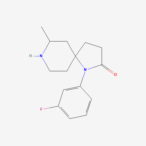 1-(3-fluorophenyl)-7-methyl-1,8-diazaspiro[4.5]decan-2-one (CAS: 1184918-56-6) - Related Chemical Product