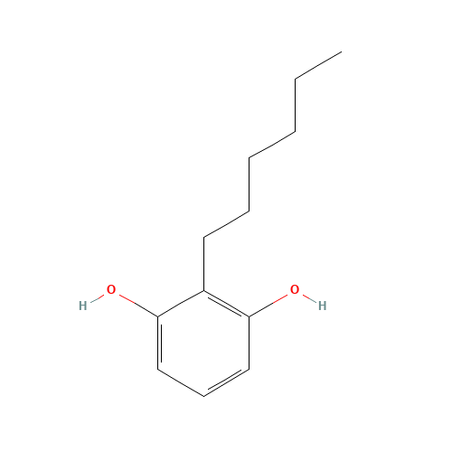 2-hexyl-benzene-1,3-diol (CAS: 5673-09-6) - Related Chemical Product