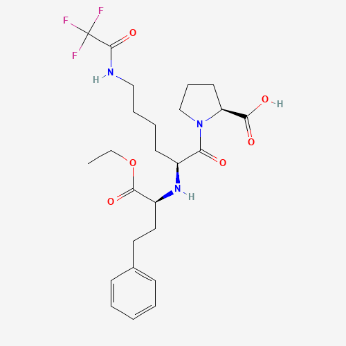 N2-1[(1S)-Ethoxycarbonyl-3-phenylpropyl]-N6-trifluoroacetyl-L-lysyl-L-proline (CAS: 103300-91-0) - Related Chemical Product