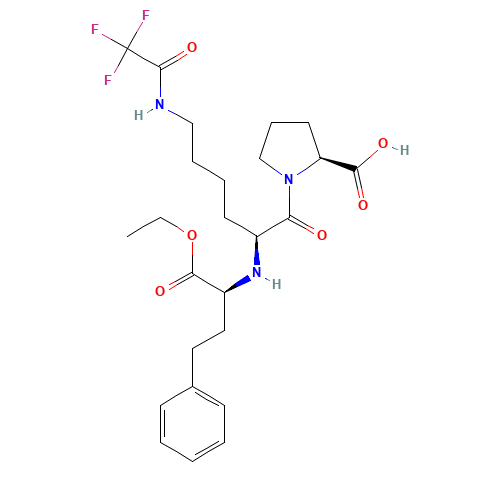 N2-1[(1S)-Ethoxycarbonyl-3-phenylpropyl]-N6-trifluoroacetyl-L-lysyl-L-proline (CAS: 103300-91-0) - Related Chemical Product