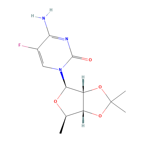 5'-Deoxy-5-fluoro-2',3'-O-isopropylidene-D-cytidine (CAS: 66335-37-3) - Related Chemical Product
