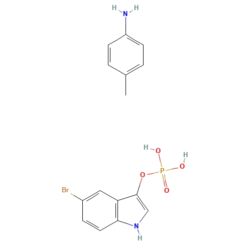 5-BROMO-3-INDOLYL PHOSPHATE P-TOLUIDINE SALT (CAS: 80008-69-1) - Related Chemical Product