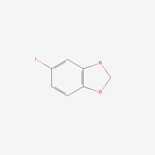 1-IODO-3,4-METHYLENEDIOXYBENZENE (CAS: 5876-51-7) - Chemical Structure and Molecular Formula 
