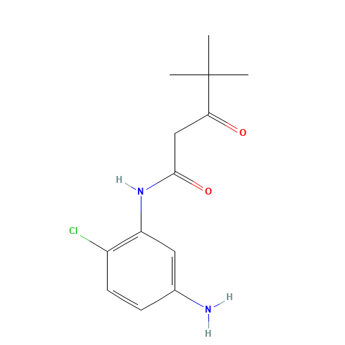 N-(5-Amino-2-chlorophenyl)-4,4-dimethyl-3-oxovaleramide (CAS: 59191-99-0) - Related Chemical Product