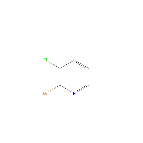 2-Bromo-3-chloropyridine (CAS: 96424-68-9) - Chemical Structure and Molecular Formula 