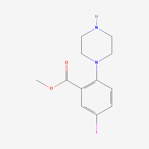 methyl 5-iodo-2-(piperazin-1-yl)benzoate (CAS: 1131587-36-4) - Related Chemical Product