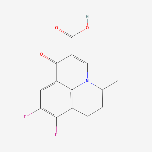 8,9-Difluoro-5-methyl-6,7-dihydro-1-oxo-1H,5H-benzo[ij]quinolizine-2-carboxylic acid (CAS: 80076-47-7) - Related Chemical Product