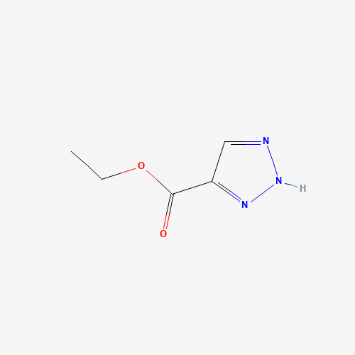 Ethyl 1H-1,2,3-triazole-5-carboxylate (CAS: 40594-98-7) - Chemical Structure and Molecular Formula 