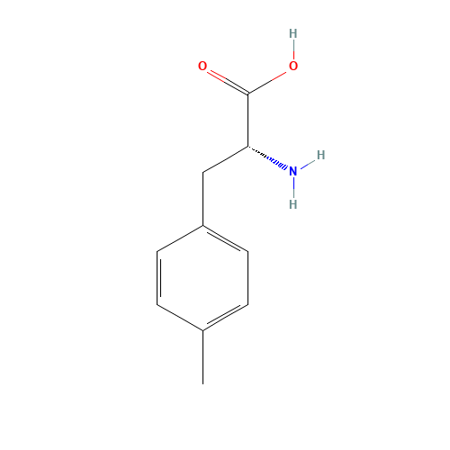 4-Methyl-D-phenylalanine (CAS: 49759-61-7) - Chemical Structure and Molecular Formula 