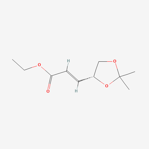 ETHYL (R)-(-)-3-(2,2-DIMETHYL-1,3-DIOXOLAN-4-YL)-TRANS-2-PROPENOATE (CAS: 104321-62-2) - Related Chemical Product