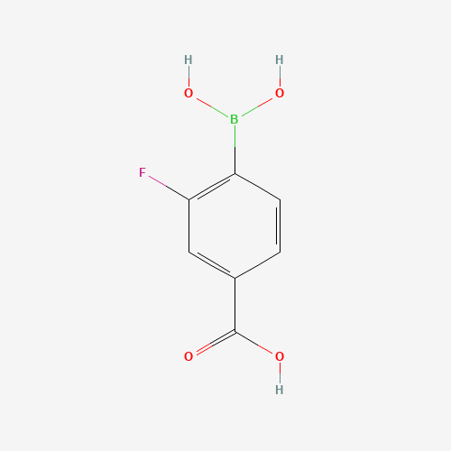 4-Carboxy-2-fluorobenzeneboronic acid (CAS: 851335-07-4) - Related Chemical Product