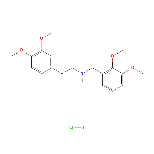 N-[(2,3-dimethoxyphenyl)methyl]-3,4-dimethoxy-benzeneethanamine hydrochloride (CAS: 102321-59-5) - Related Chemical Product