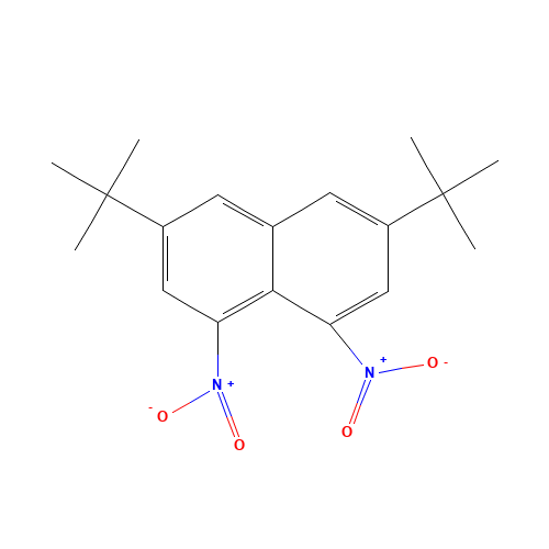 3,6-di-tert-butyl-1,8-dinitronaphthalene (CAS: 10275-62-4) - Related Chemical Product