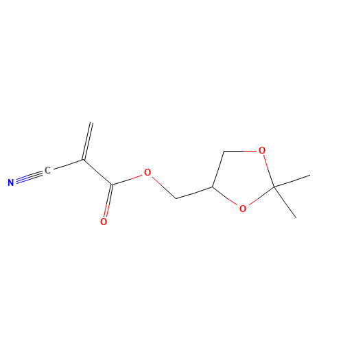 2-Cyano-2-propenoic acid (2,2-dimethyl-1,3-dioxolan-4-yl)methyl ester (CAS: 66470-69-7) - Related Chemical Product