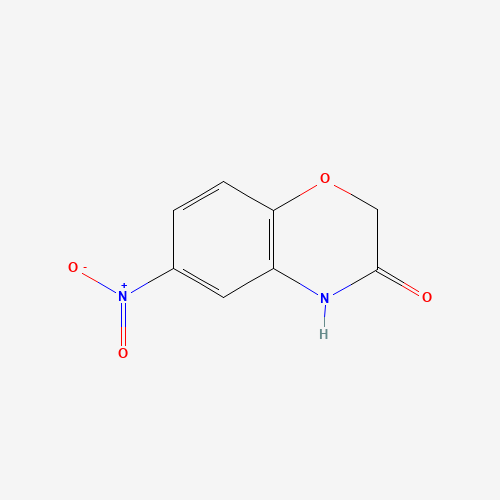 6-NITRO-2H-1,4-BENZOXAZIN-3(4H)-ONE (CAS: 81721-87-1) - Chemical Structure and Molecular Formula 