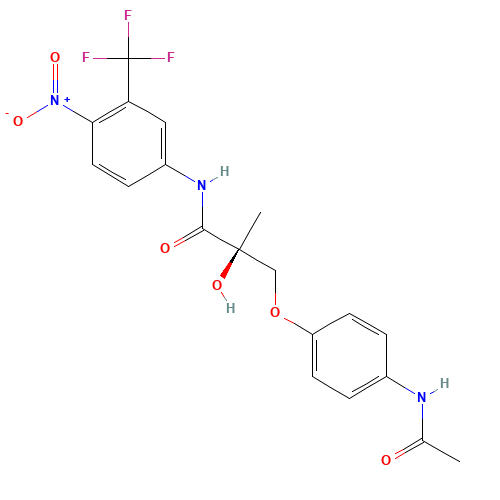 S-3-(4-acetylamino-phenoxy)-2-hydroxy-2-methyl-N-(4-nitro-3-trifluoromethyl-phenyl)-propionamide (CAS: 401900-40-1) - Related Chemical Product