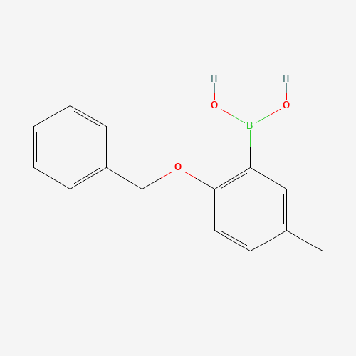 2-(BENZYLOXY)-5-METHYLPHENYLBORONIC ACID (CAS: 127972-17-2) - Related Chemical Product