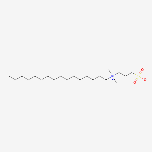 3-(N,N-Dimethylpalmitylammonio)propanesulfonate (CAS: 2281-11-0) - Chemical Structure and Molecular Formula 