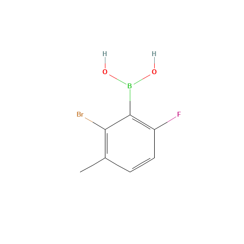 2-Bromo-6-fluoro-3-methylphenylboronic acid (CAS: 957121-09-4) - Related Chemical Product