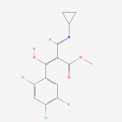 METHYL 3-(CYCLOPROPYLAMINO)-2-(2,4-DICHLORO-5-FLUOROBENZOYL)ACRYLATE (CAS: 105392-26-5) - Related Chemical Product