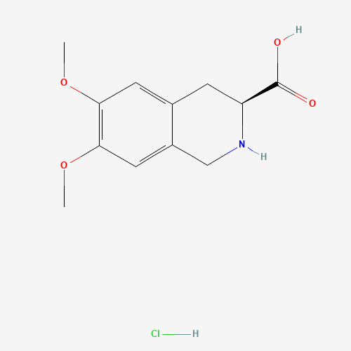 1,2,3,4-Tetrahydro-6,7-dimethoxy-3-isoquinolinecarboxylic acid hydrochloride (CAS: 82586-62-7) - Related Chemical Product