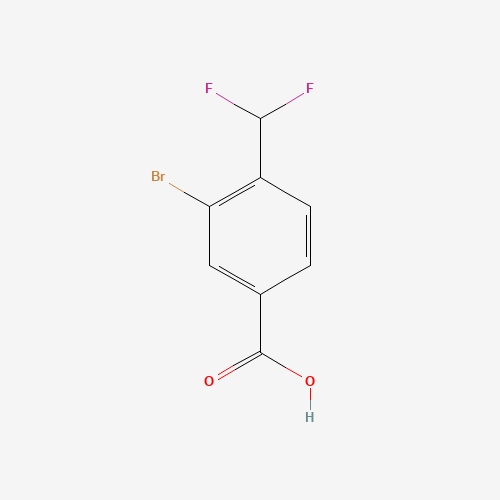3-bromo-4-(difluoromethyl)benzoic acid (CAS: 1131615-04-7) - Related Chemical Product