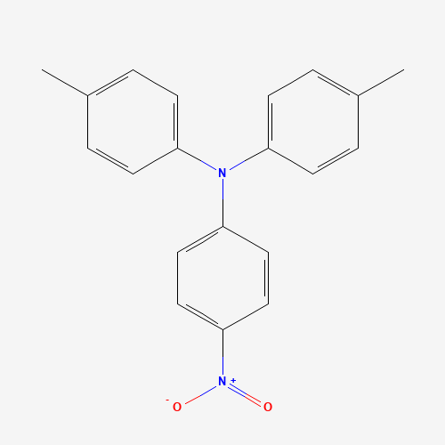 (4-Nitrophenyl)-di-p-tolylamine (CAS: 20440-92-0) - Chemical Structure and Molecular Formula 