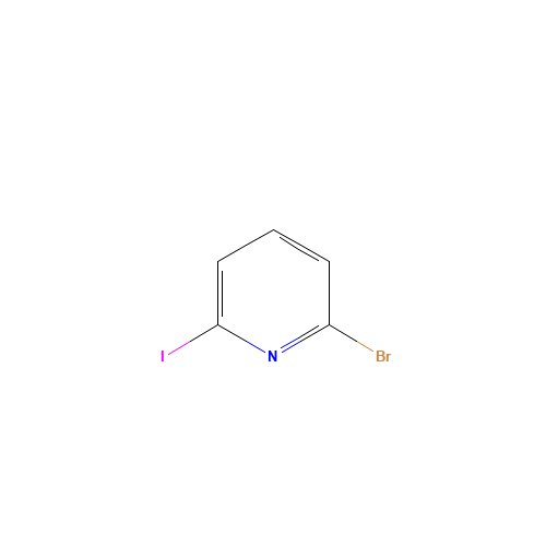2-Bromo-6-iodopyridine (CAS: 234111-08-1) - Chemical Structure and Molecular Formula 
