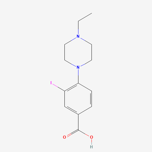 4-(4-ethylpiperazin-1-yl)-3-iodobenzoic acid (CAS: 1131614-87-3) - Related Chemical Product