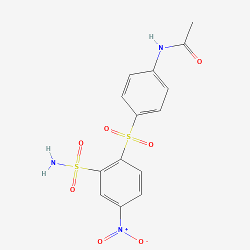 N-[4-(4-NITRO-2-SULFAMOYL-BENZENESULFONYL)-PHENYL]-ACETAMIDE (CAS: 25006-65-9) - Related Chemical Product