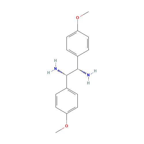 1S,2S-1,2-Di(4'-methoxyphenyl)-1,2-diaminoethan (CAS: 58520-03-9) - Related Chemical Product