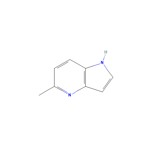 5-METHYL-1H-PYRROLO[3,2-B]PYRIDINE (CAS: 4943-67-3) - Chemical Structure and Molecular Formula 