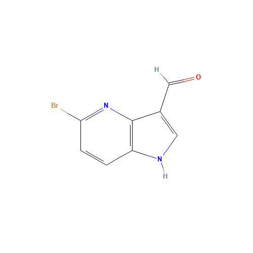 5-bromo-1H-pyrrolo[3,2-b]pyridine-3-carbaldehyde (CAS: 1190317-82-8) - Related Chemical Product