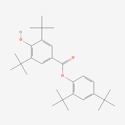 2,4-Di-tert-butylphenyl 3,5-di-tert-butyl-4-hydroxybenzoate (CAS: 4221-80-1) - Related Chemical Product