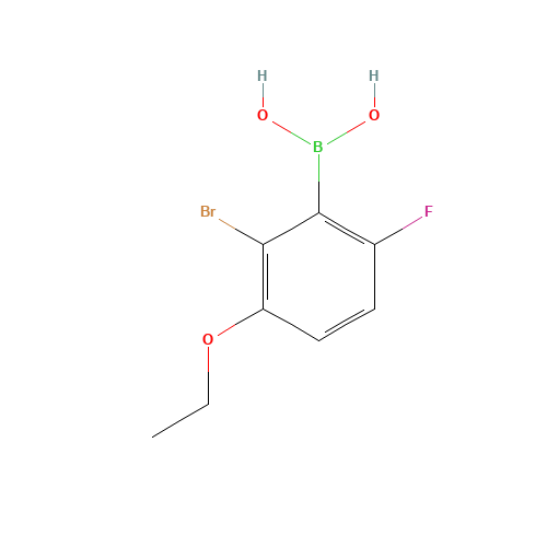 2-BROMO-3-ETHOXY-6-FLUOROPHENYLBORONIC& (CAS: 849052-19-3) - Related Chemical Product
